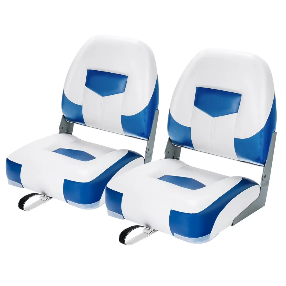 Back Boat folding blue white
