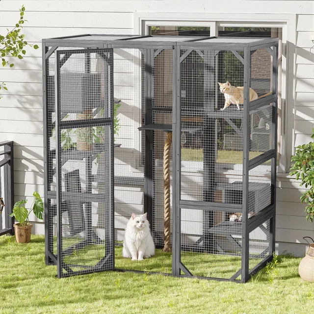Furniture & Enrichment weatherproof grey 108.7"