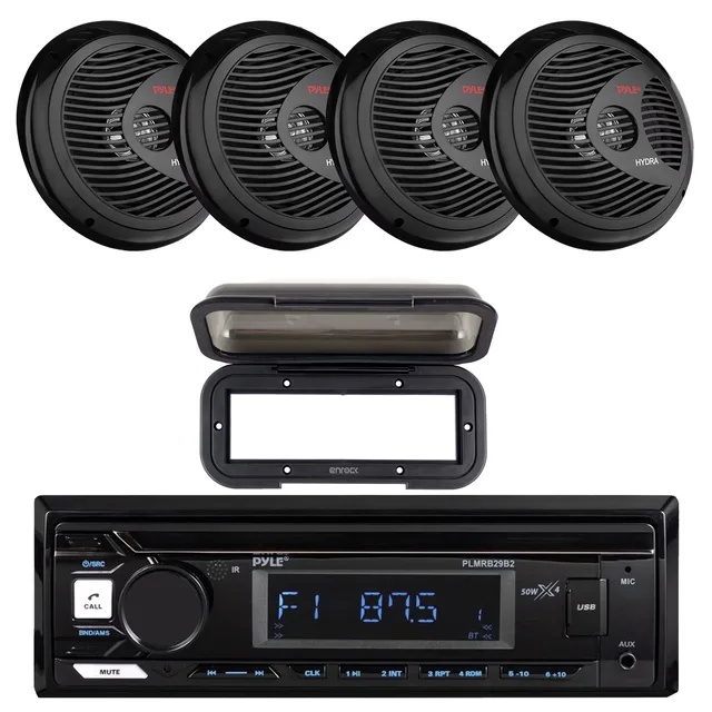 Stereo Receiver 8' 180w bluetooth