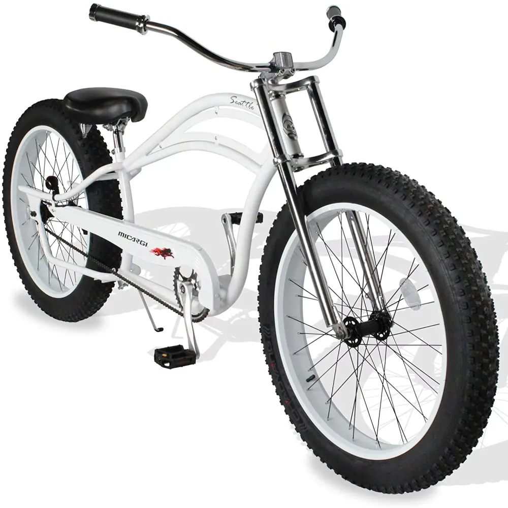 Cruiser Bike 26" white 15"