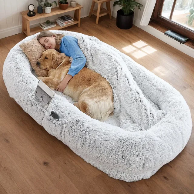 Dog Bed grey