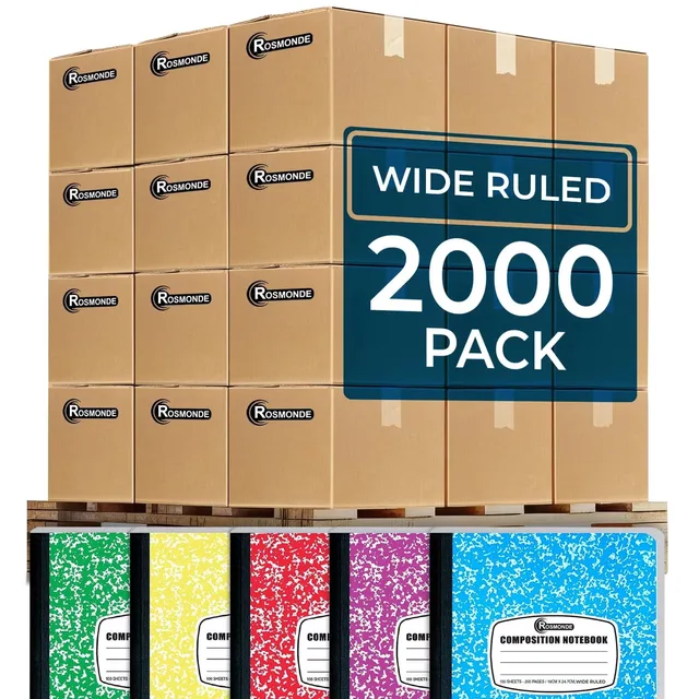 Composition Notebooks 2000 pack 7.5 in 7.5"