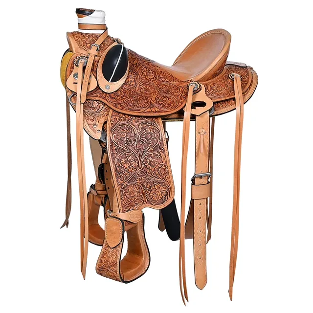Horse Saddle 17 in tan 15 inch