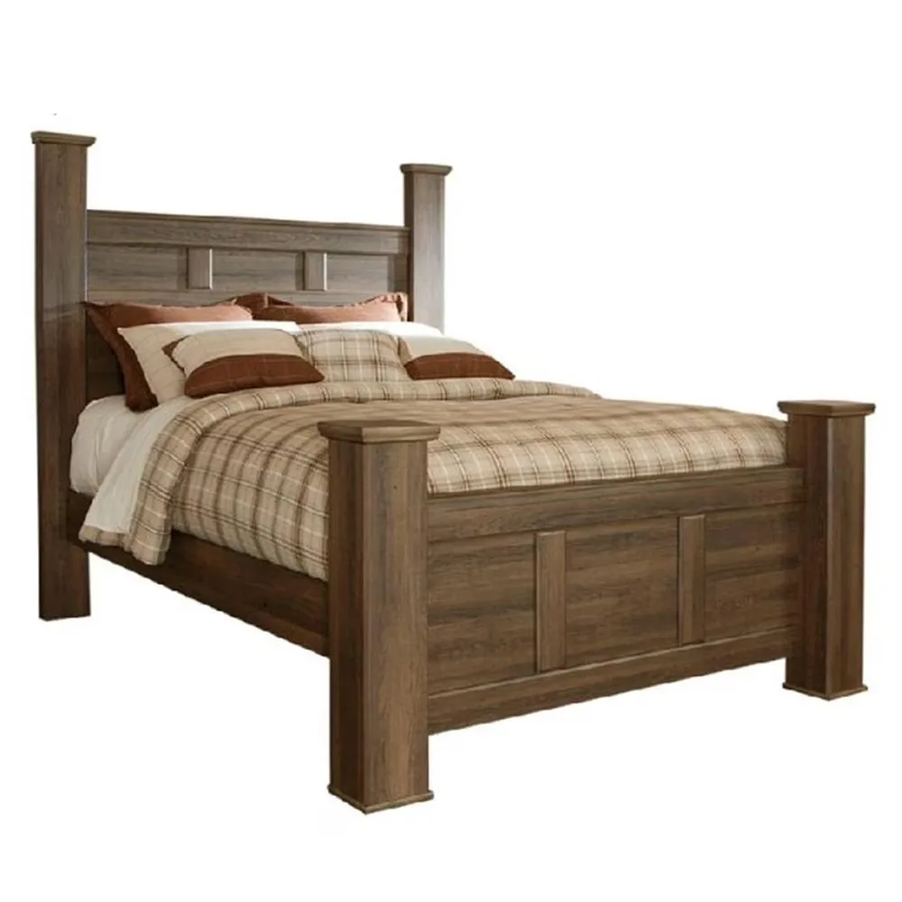 Queen Bed brown 68" 70"