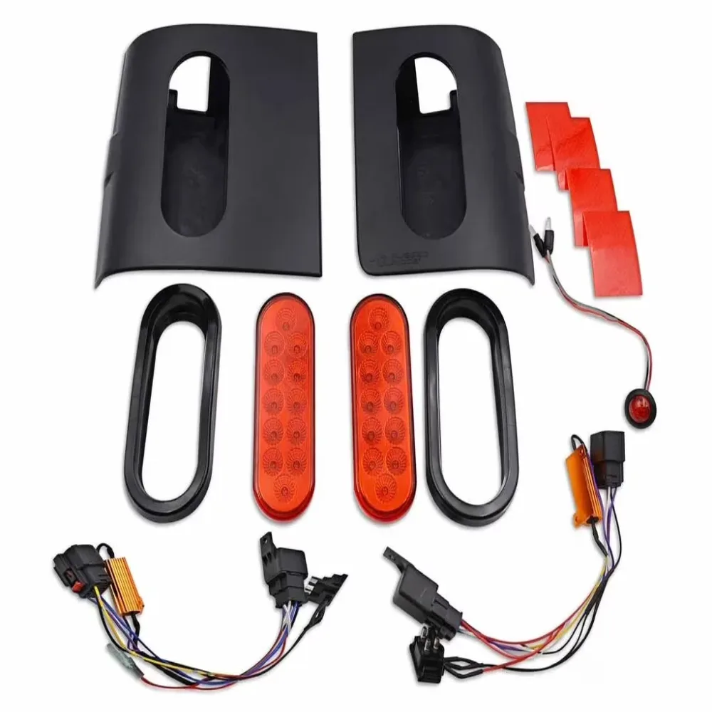 Light led black 6"