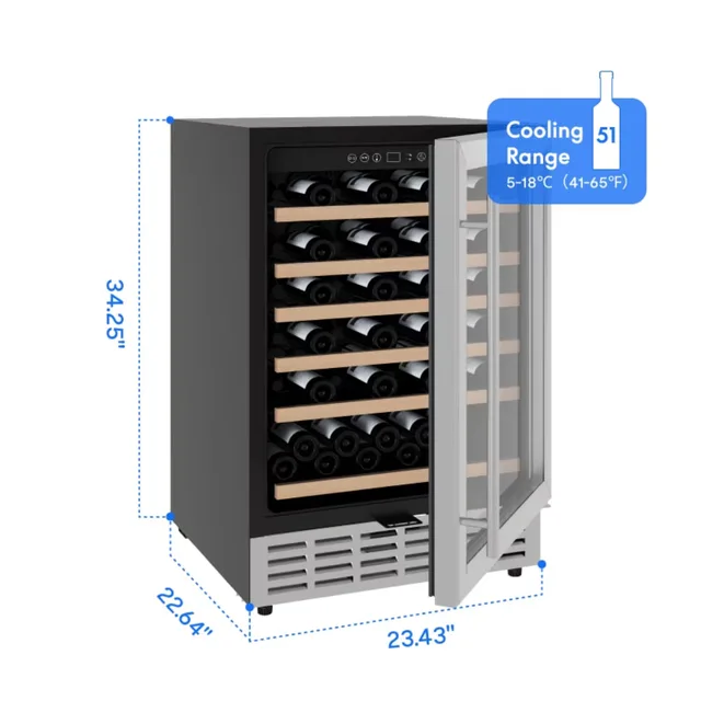 Cooler 23.43" 22.64" 34.25"