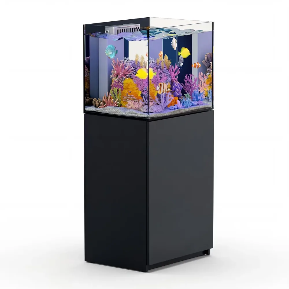 Glass Tank 37 gallon black adjustable
