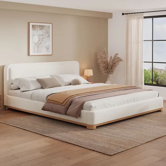 Bed Frame white 6.00" 14.00"