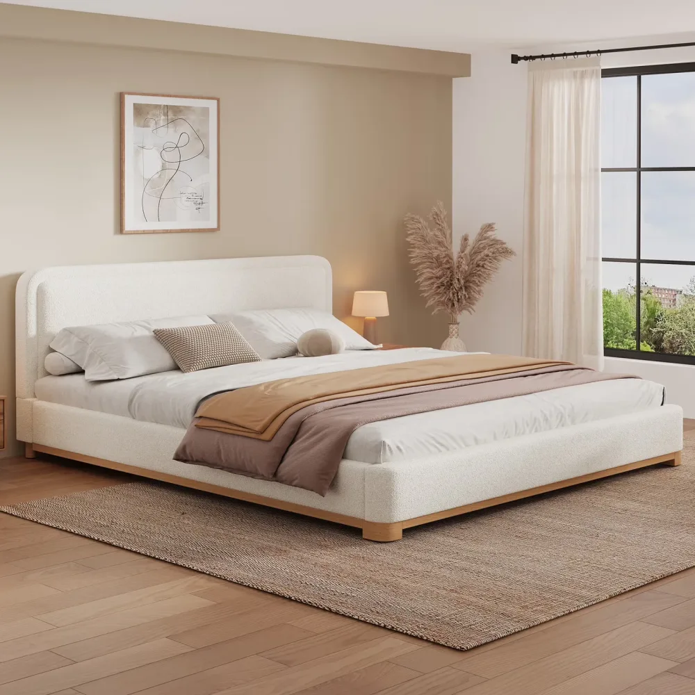 Bed Frame white 6.00" 14.00"