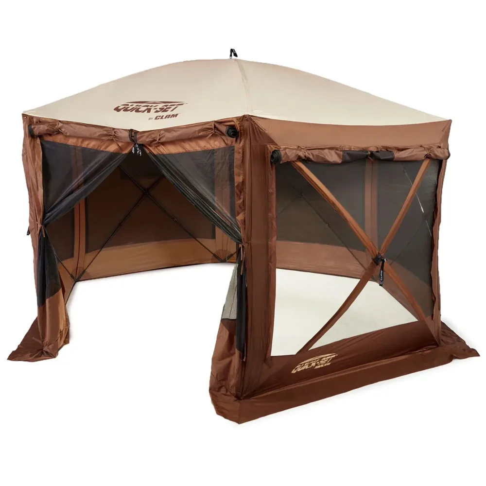 Canopy Shelter 12.5' portable brown
