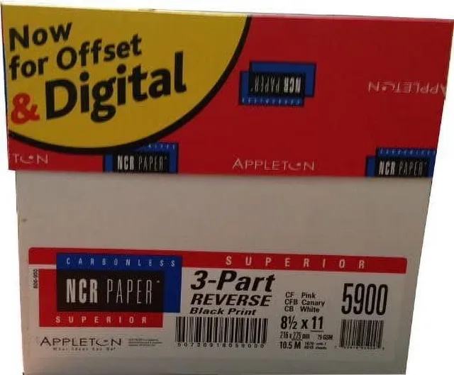 Carbonless Paper white