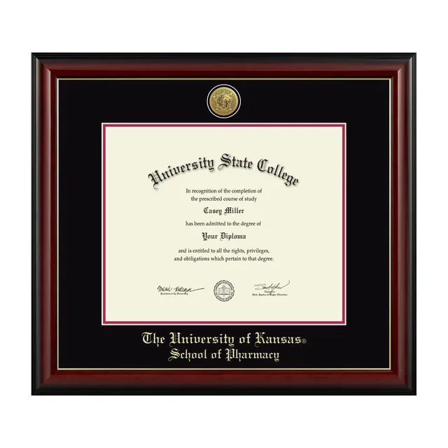 Diploma Frame black red 17w