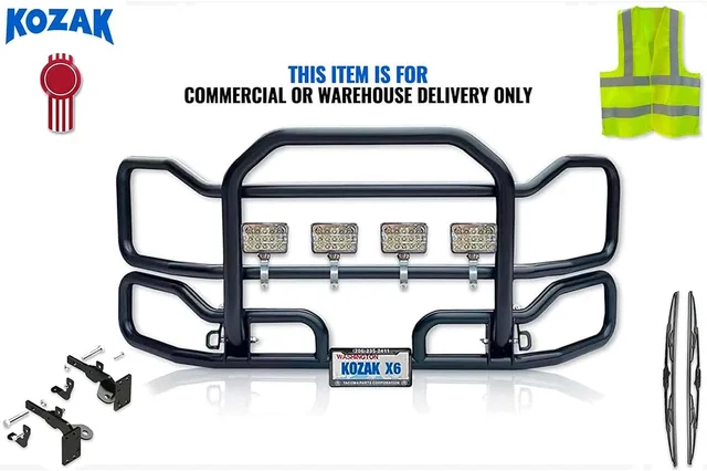 Bumper Grille black 3" 6"