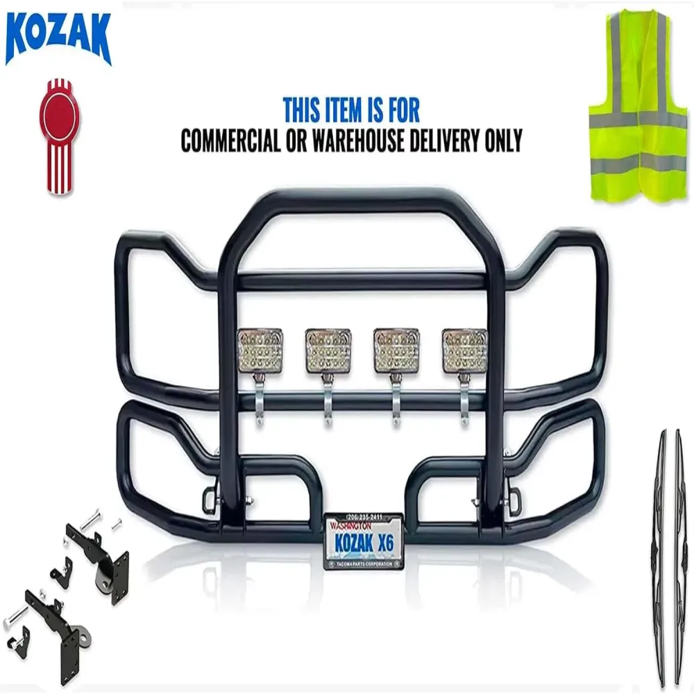 Bumper Grille black 3" 6"