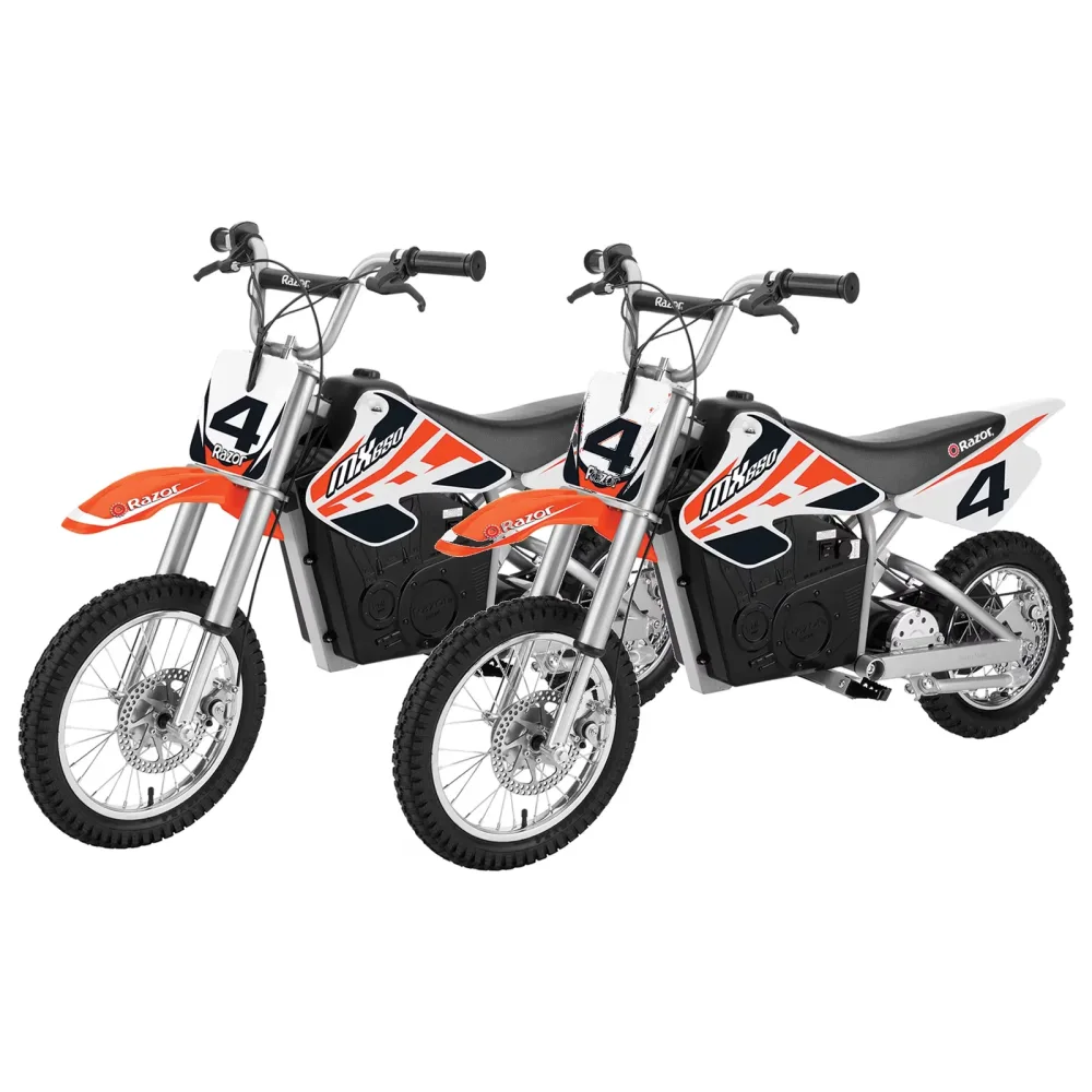 Dirt Bike 2 pack orange 220 pounds