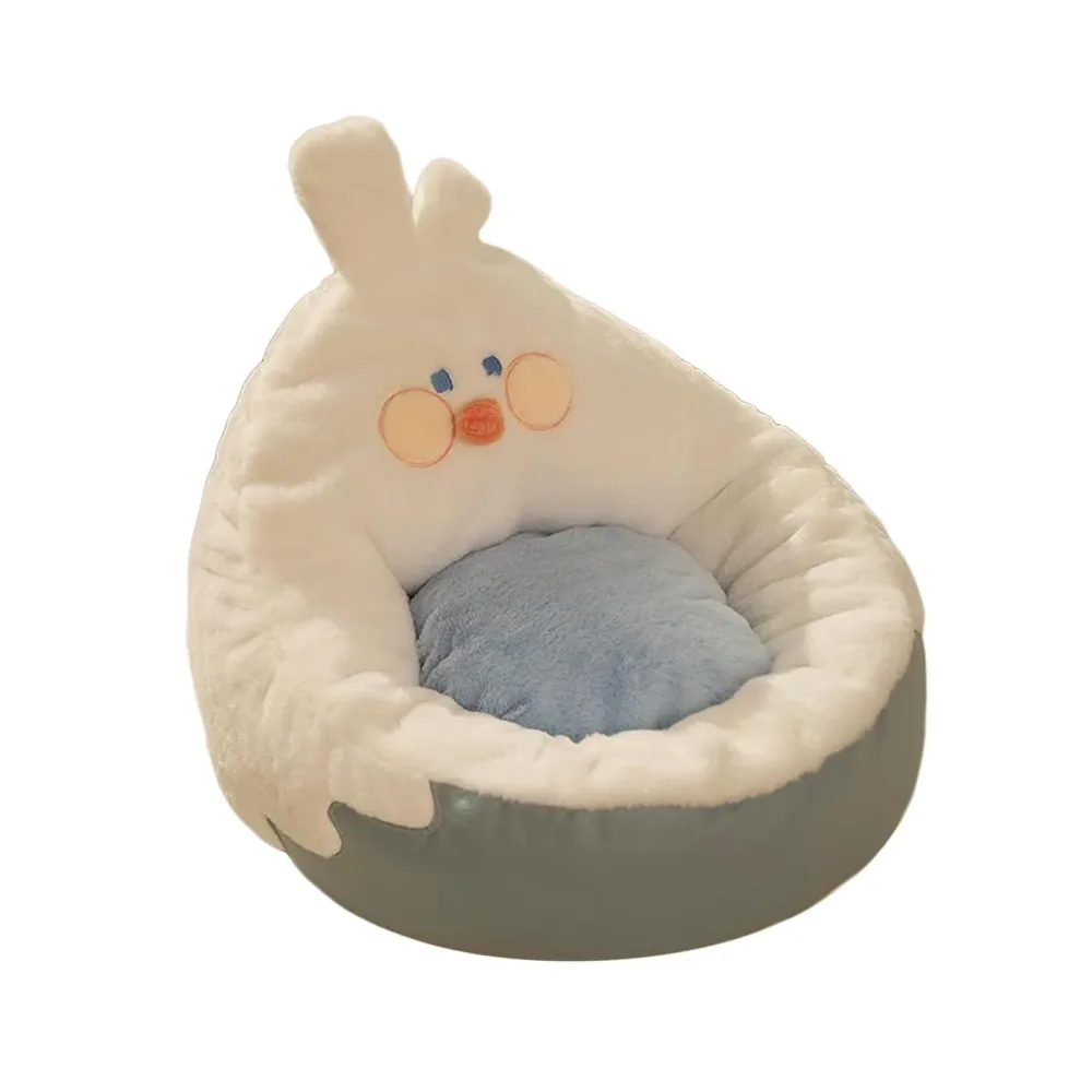 Cat Bed beige white 81inch