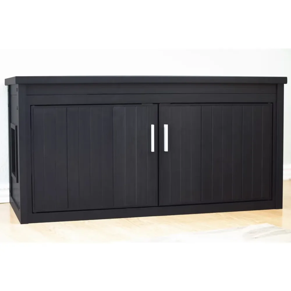 Litter Box brown white gray