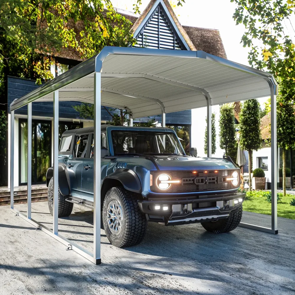 Carport 10' 15' grey