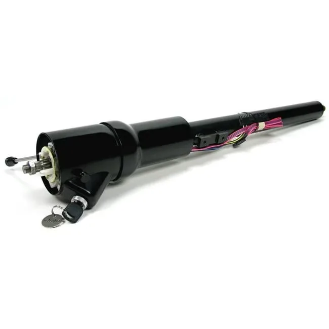 Steering Column black 8"