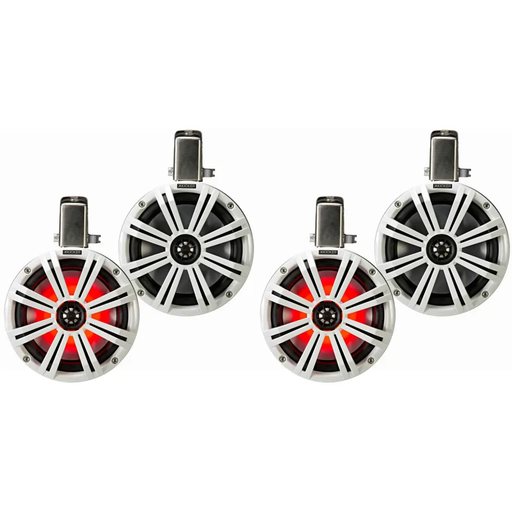 Speaker 2 pair 8" white