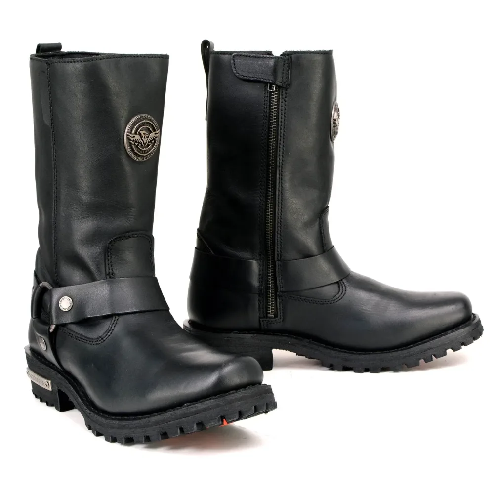 Motorcycle Boots black 2.2mm 11 inch