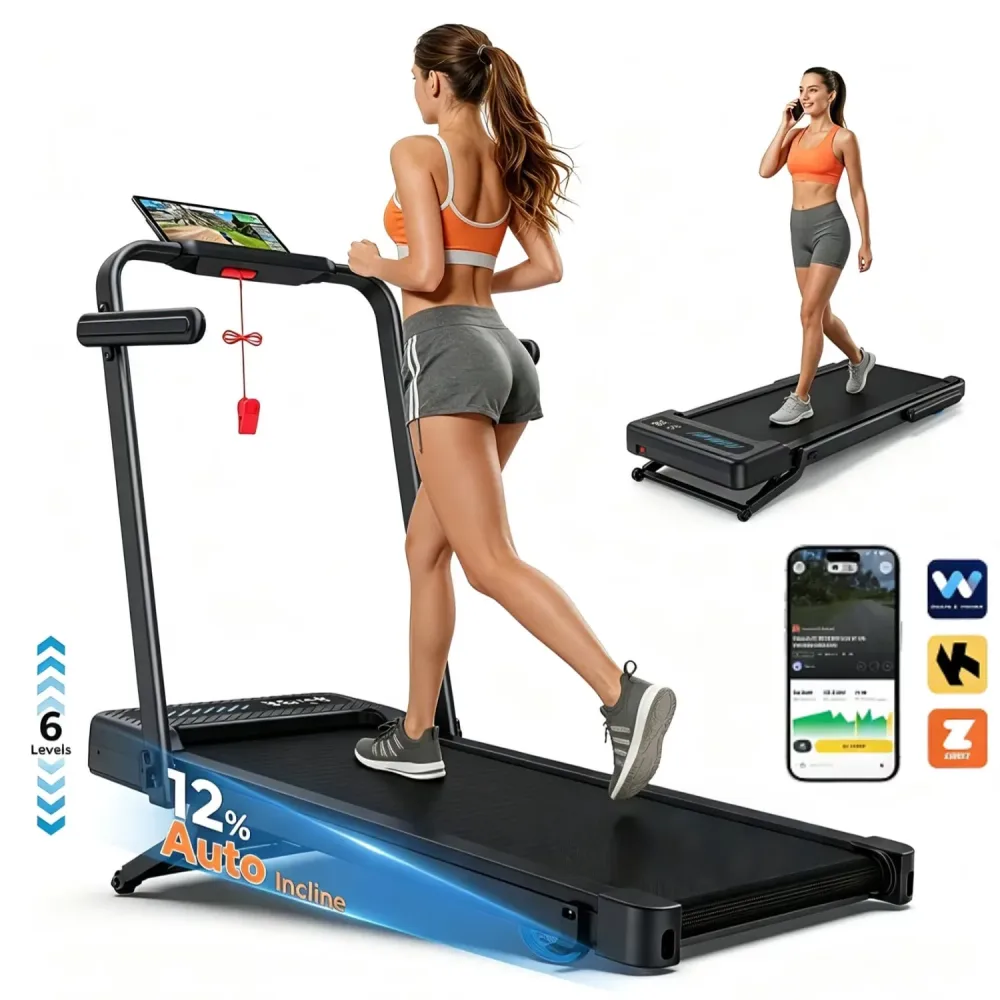 Folding Treadmill 2 in 350 lbs 3.5hp
