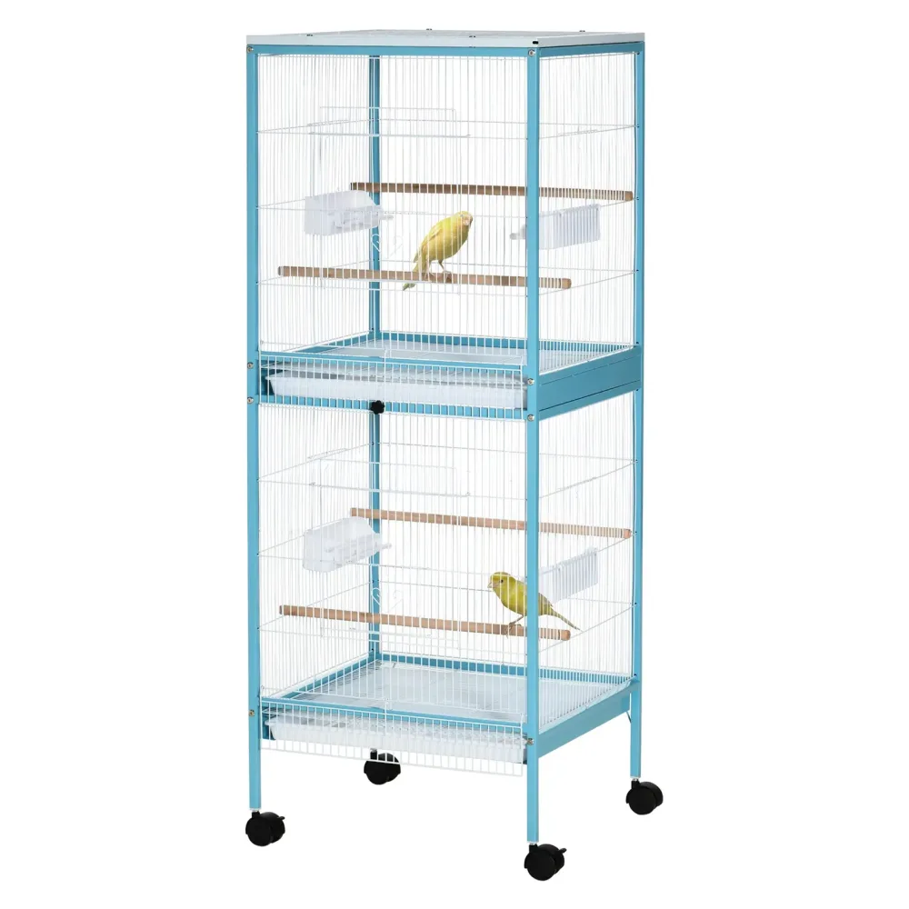 Bird Cage 55" blue 20.5"