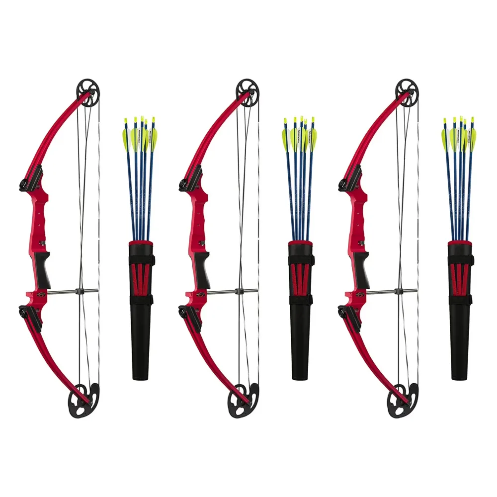 Genesis Archery 3 pack red 30"