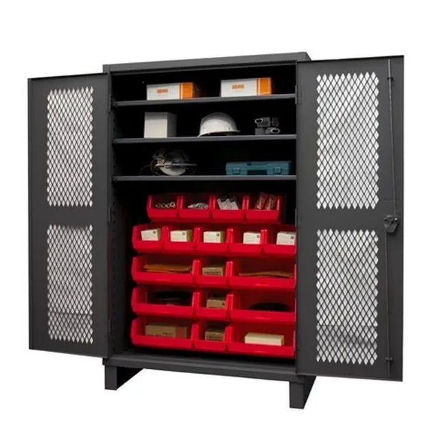 Cabinet 48 in adjustable red
