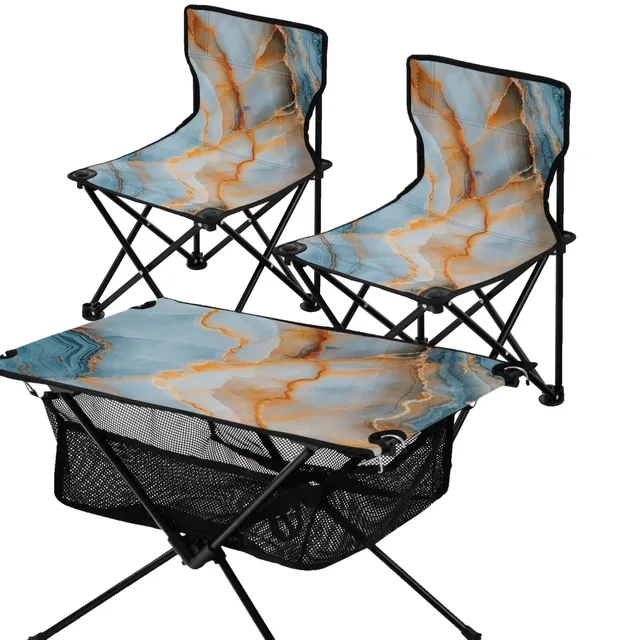 Folding Table portable blue