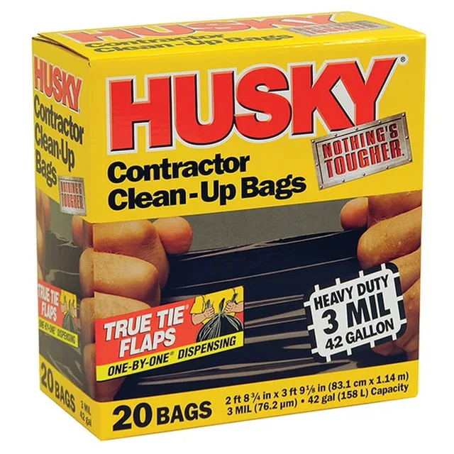 Trash Bag black 42 gallon heavy-duty