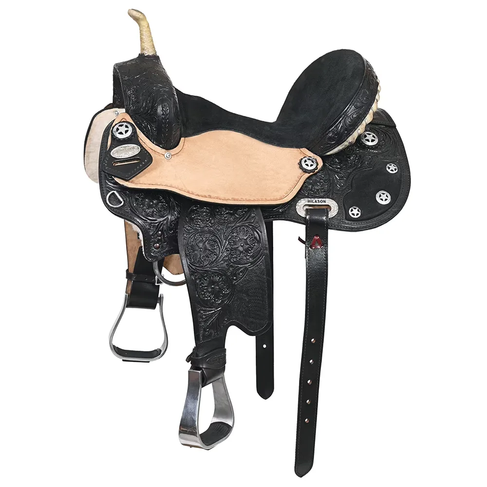 Horse Saddle 15 in 14" black