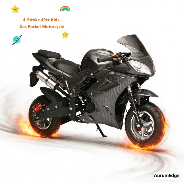 Dirt Bike red black 120cm