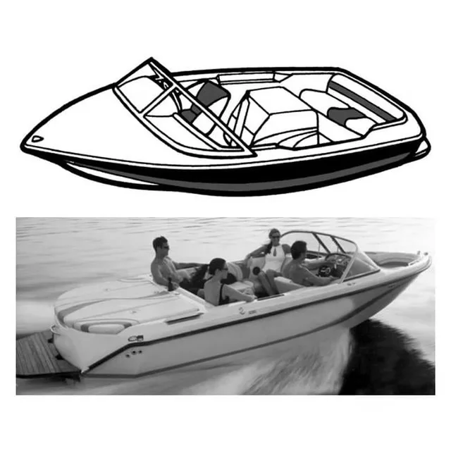 Boat Cover 21 ft gray 21'