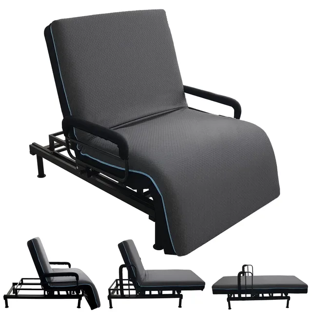 Bed 72.83inch adjustable heavy-duty