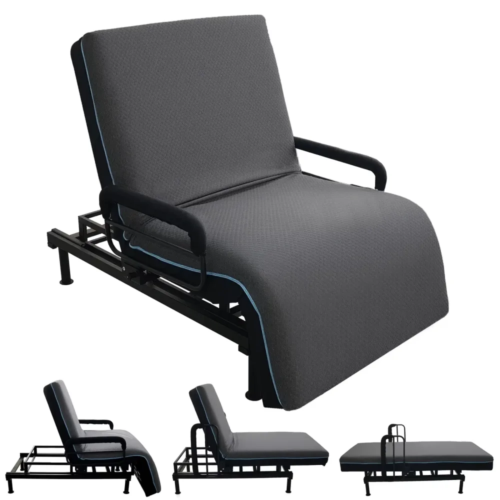 Bed 72.83inch adjustable heavy-duty