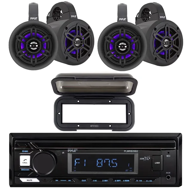 Stereo Receiver 4" 300 watt bluetooth