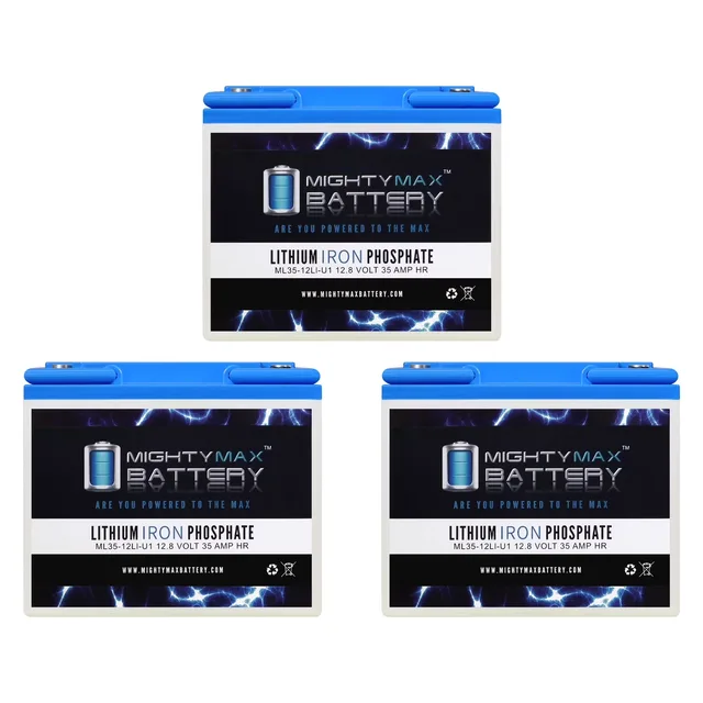 Battery 12v 3 pack 10.00 lbs