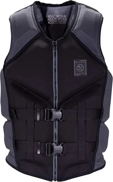 Vest black grey 32"
