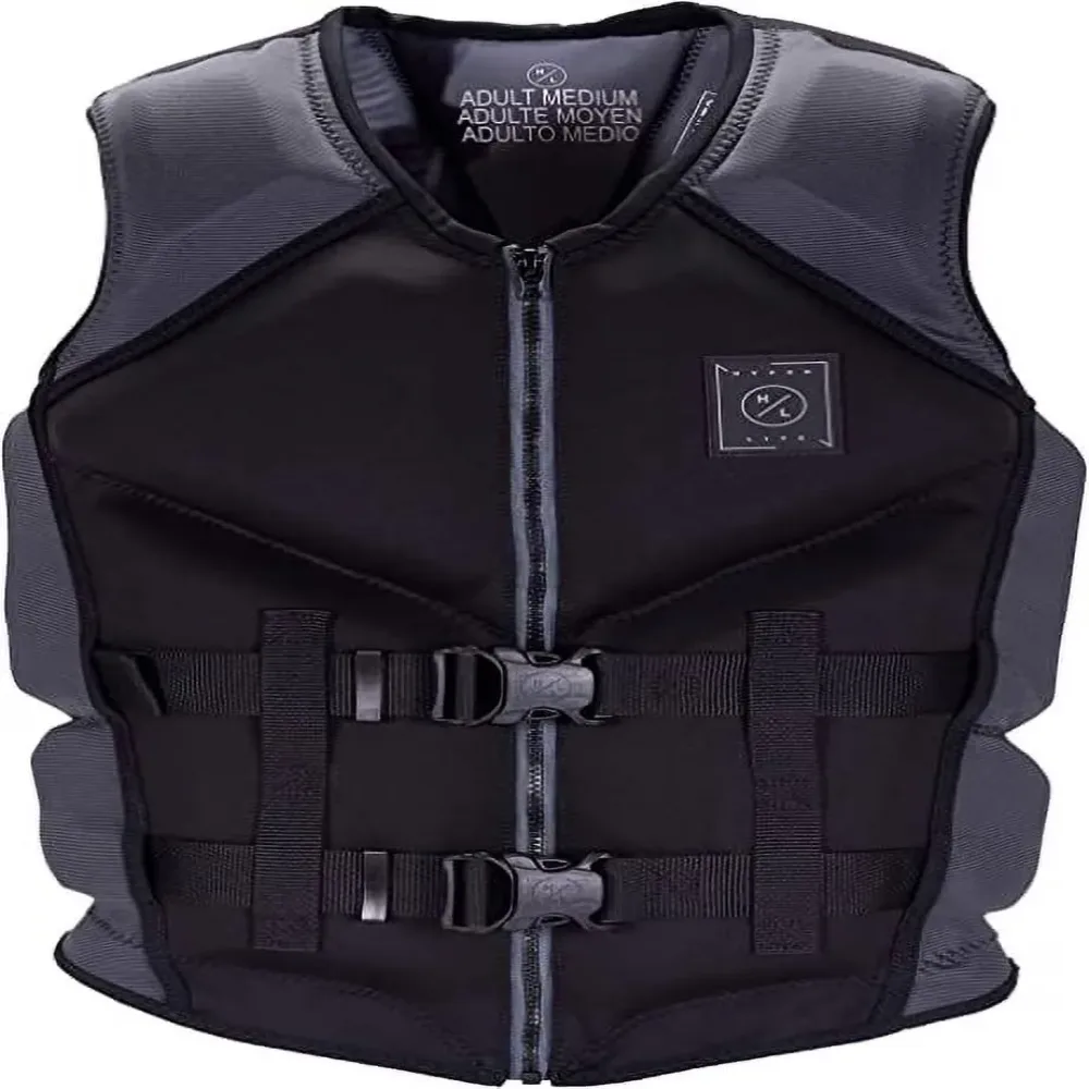 Vest black grey 32"