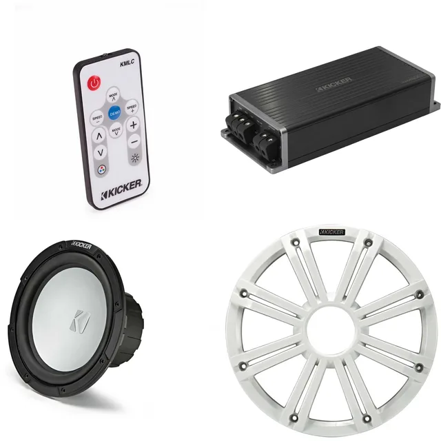 Subwoofer Audio 10" led white