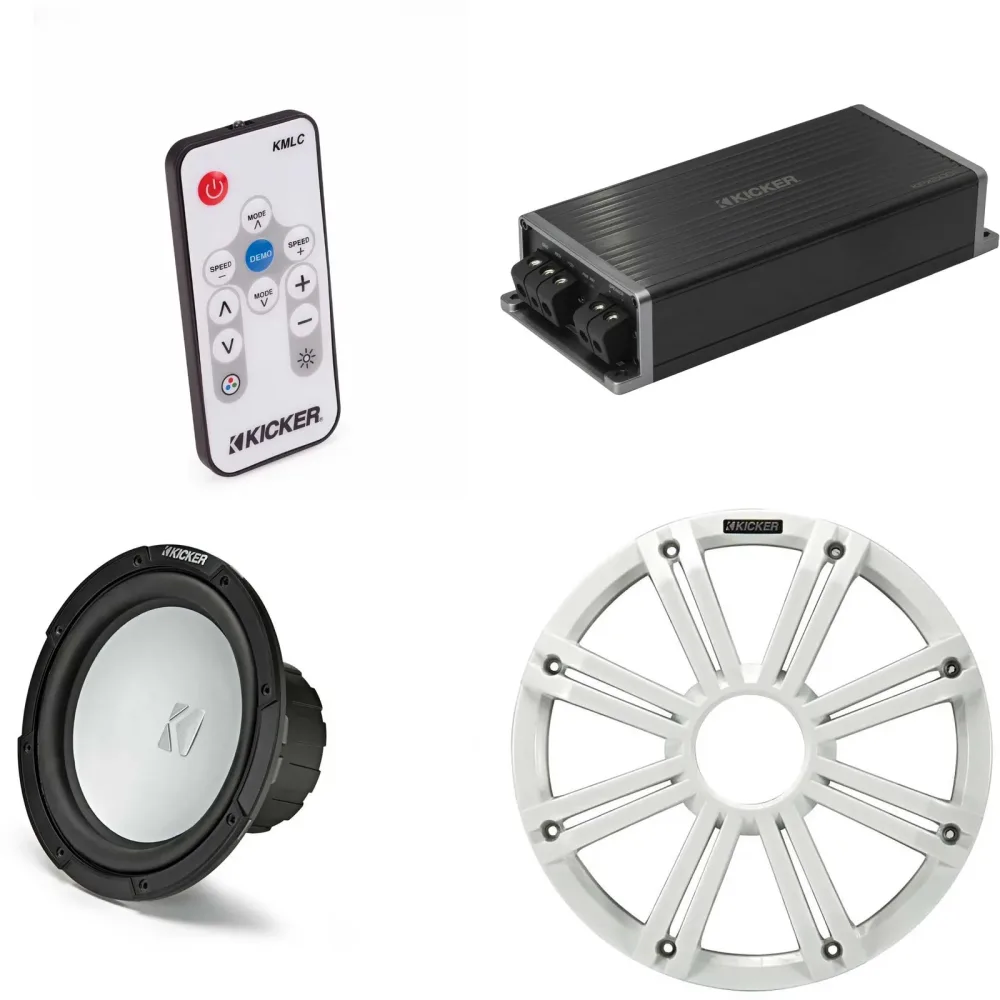 Subwoofer Audio 10" led white