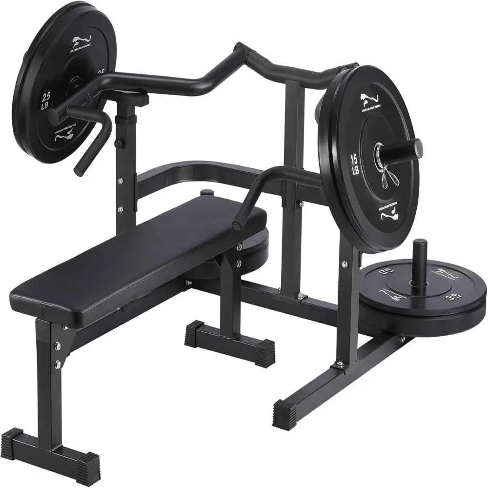 Workout Equipment 1050lbs adjustable black
