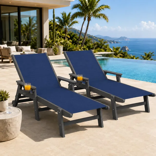 Lounge Chair foldable adjustable heavy-duty