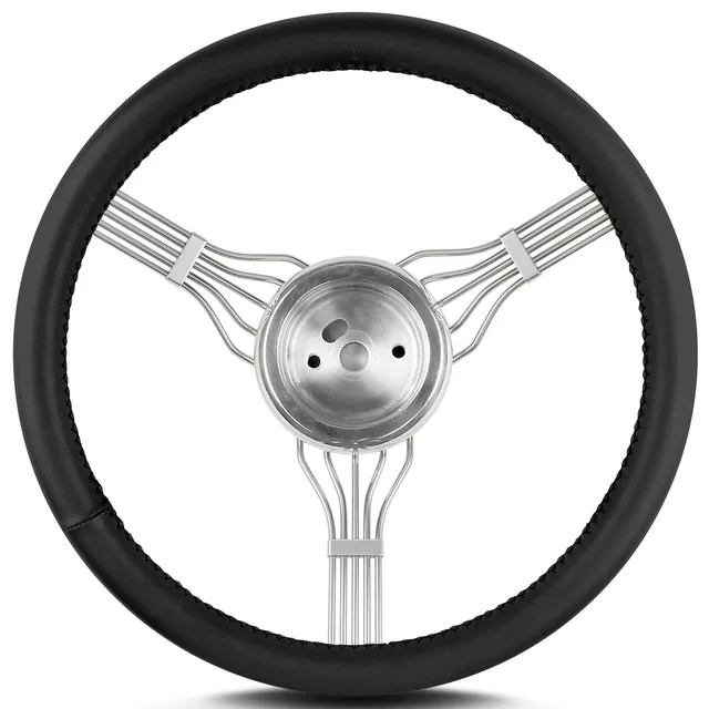 Steering Wheel 15 inch black 15 in