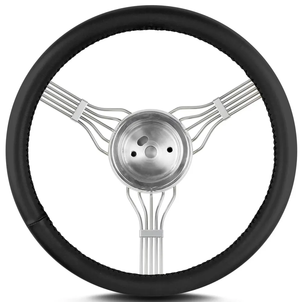 Steering Wheel 15 inch black 15 in