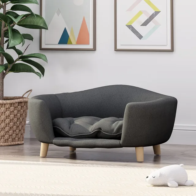 Pet Bed gray 30.25" 21.75"