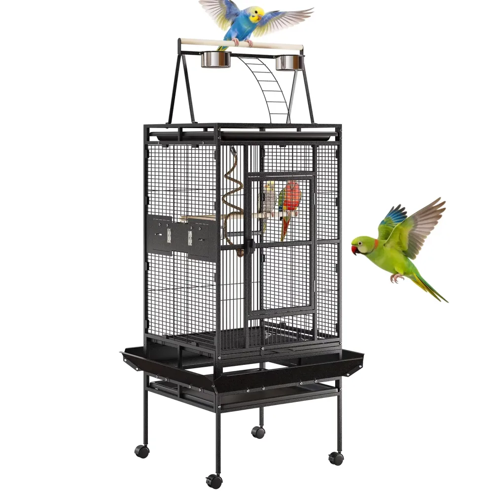 Parrot Bird black 23.81" 22.05"