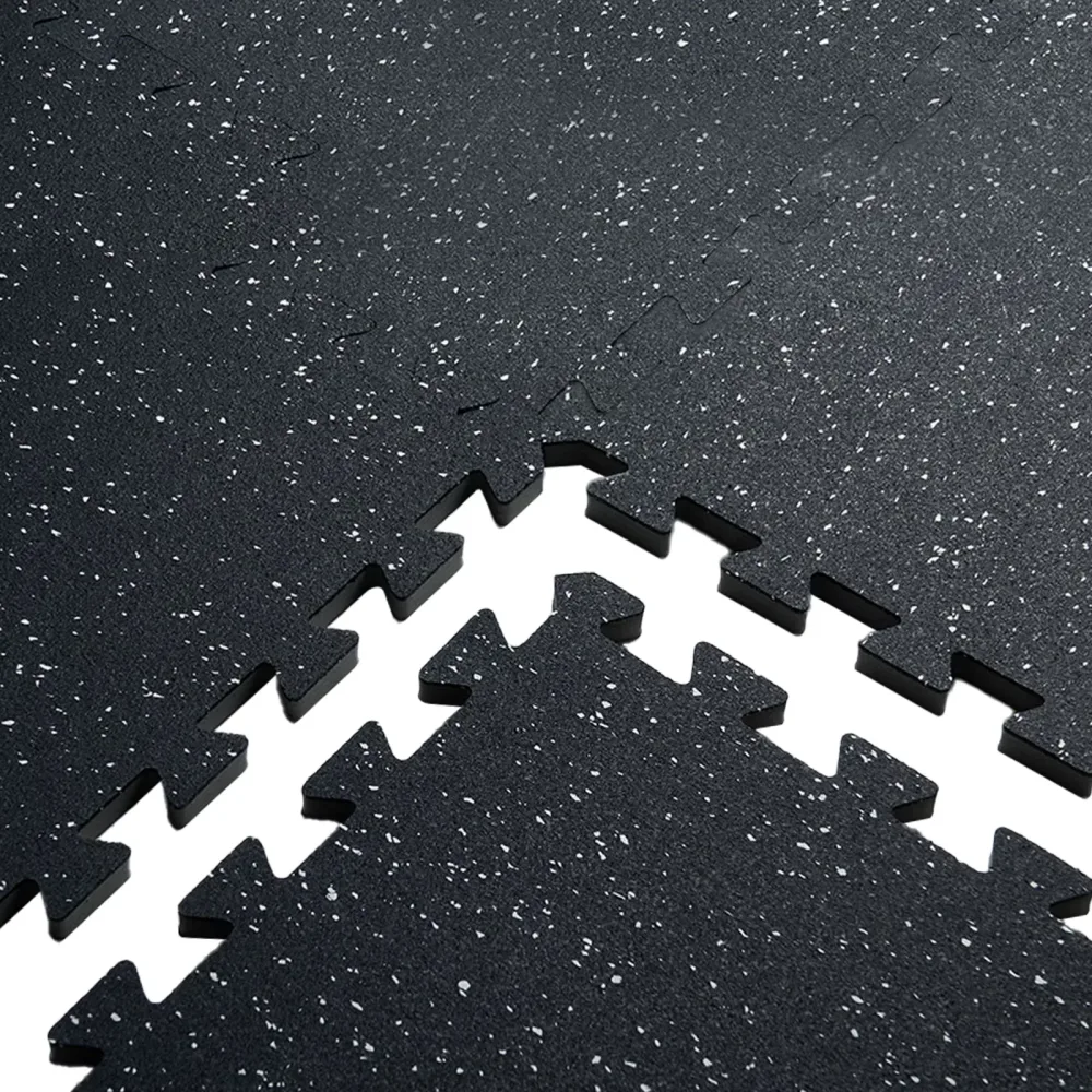 Floor Mats 0.56" black white