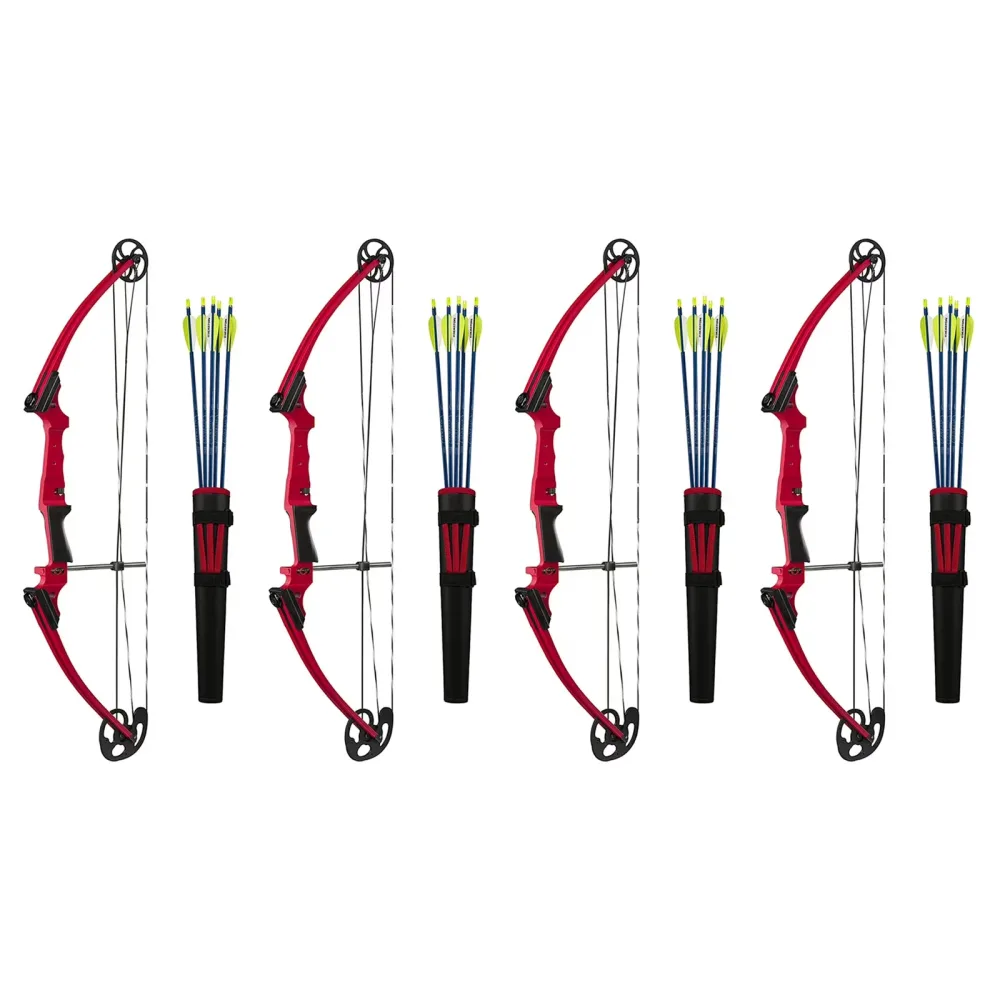 Compound Bow 4 pack red 30"